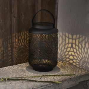 LED laterna ar saules bateriju Star Trading Mandala 30cm, 20lm, WW, IP44, metāla