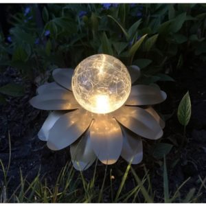 LED dekoratīvie gaismekļi ar saules baterijām Star Trading Lilly 3gb., 15cm, WW, IP44