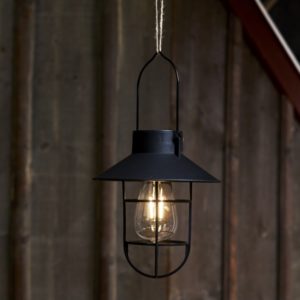 Dekoratīvais gaismeklis ar saules bateriju Star Trading Cage 21cm, 2LED, 7lm, IP44