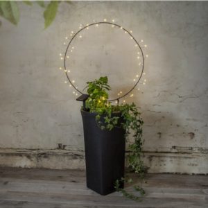LED āra dekorācija ar saules baterijām Star Trading Barlumi, 1m, 60LED, IP44