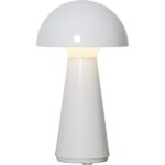LED āra lampa uzlādējama Star Trading Mushroom 28cm, 3W, 128lm, 3000K, IP44, 3-Step DIM
