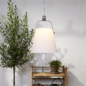 Dekoratīvā LED lampa ar saules bateriju Star Trading Solia Shade 28cm, 50/200/500lm, IP44