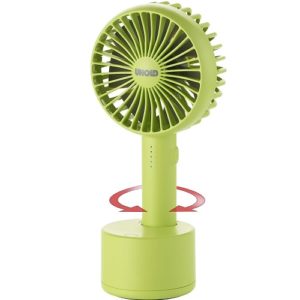 Bezvadu ventilators rokas Unold Handheld Breezy Swing, Osc. 120°, 4W, 5 ātrumi, 2000mAh, USB, zaļš