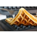 Elektriskā vafeļu panna beļģu Unold Brussels 1500W, Melna/Ner. tērauda