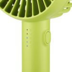 Bezvadu ventilators rokas Unold Handheld Breezy Swing, Osc. 120°, 4W, 5 ātrumi, 2000mAh, USB, zaļš