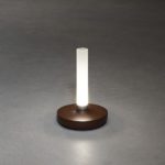 LED lampa/vāze uzlādējama Konstsmide Biarritz USB, 25cm, 2.5W, 50lm, CCT, DIM, IP54, Rust