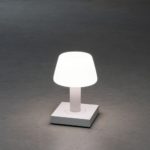 LED galda lampa uzlādējama Konstsmide Monaco, 19cm, 2.5W, 2700/3000K, 114lm DIM, IP54, White