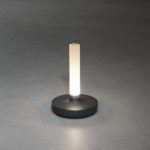 LED lampa/vāze uzlādējama Konstsmide Biarritz USB, 25cm, 2.5W, 50lm, CCT, DIM, IP54, Dark grey