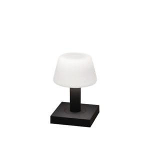 LED galda lampa uzlādējama Konstsmide Monaco, 19cm, 2.5W, 2700/3000K, 114lm DIM, IP54, Dark grey