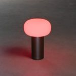 LED galda lampa uzlādējama Konstsmide Antibes, 19cm, 2.5W, 140lm DIM, CCT+RGB, IP54, Black