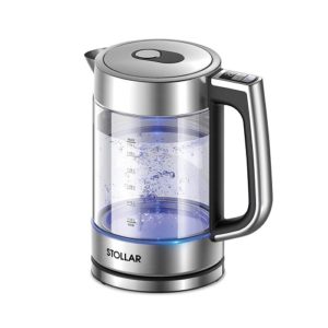 Elektriskā tējkanna ar regulējamu temperatūru Stollar the Comfort Kettle Pro TKS760 1.7l, 2200W, stikla