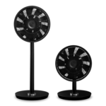 Viedais ventilators Duux Whisper Flex Smart Black 29W, 51/88cm, 90°+100° osc., 26 ātrumi, 13-55dB