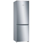 Ledusskapis ar saldētavu Bosch Serie | 2, 176x60cm, Inox dizaina, KGN33NLEB