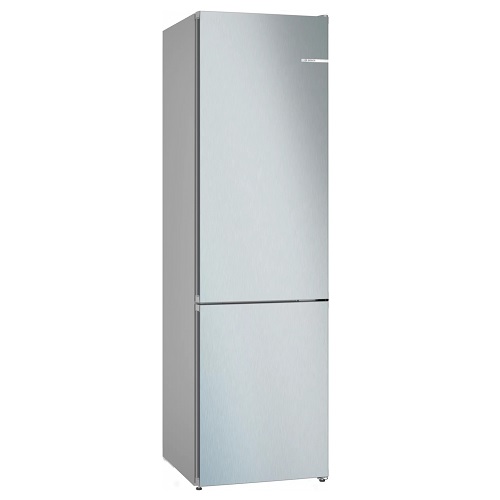 Ledusskapis ar saldētavu Bosch Serie | 4, 203x60cm, Inox dizaina, KGN392LDF