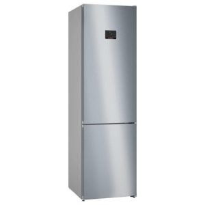 Ledusskapis ar saldētavu Bosch Serie | 6, 203x60cm, Inox Ner. tērauda, KGN394ICF