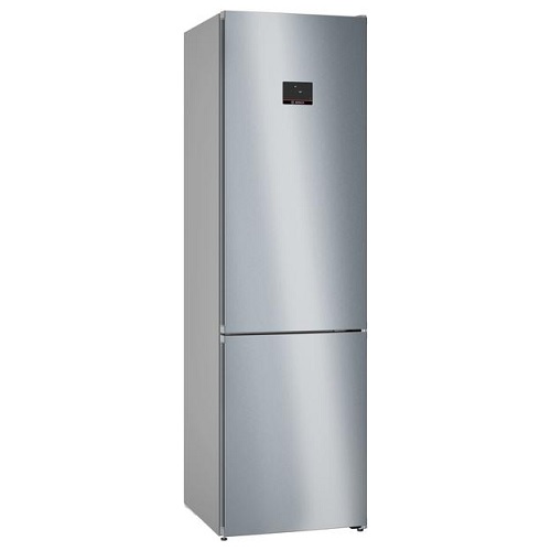 Ledusskapis ar saldētavu Bosch Serie | 6, 203x60cm, Inox Ner. tērauda, KGN394ICF