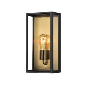 Fasādes sienas gaismeklis Konstsmide Carpi Big E27, IP44, Max. 60W, Steel, Black/Brass