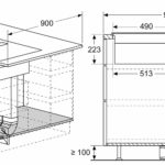 Iebūvējama indukcijas virsma ar nosūcēju Bosch Serie | 4, 60cm, PIE611B15E