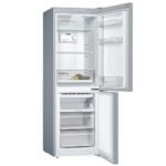 Ledusskapis ar saldētavu Bosch Serie | 2, 176x60cm, Inox dizaina, KGN33NLEB