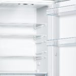 Ledusskapis ar saldētavu Bosch Serie | 4, 176x60cm, Inox dizaina, KGV332LEA
