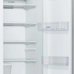Ledusskapis ar saldētavu Bosch Serie | 6, American side-by-side, 178.7x90.8cm, melns, KAI93VBFP