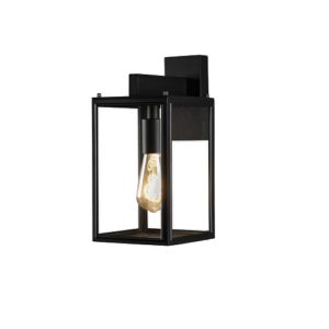 Fasādes sienas gaismeklis Konstsmide Carpi Up/Down E27, IP44, Max. 60W, Steel, Black/Clear