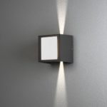 LED fasādes gaismeklis Konstsmide Cremona High Power 3x3W, 250lm, 3000K, IP54, Alu, Anthracite