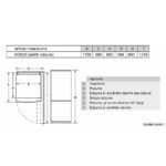 Ledusskapis ar saldētavu Bosch Serie | 2, 176x60cm, balts, KGN33NWEB