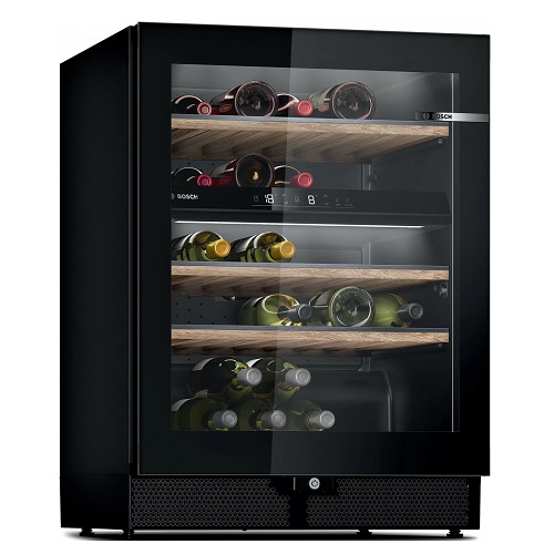 Iebūvējams vīna skapis Bosch Serie | 6, 81.8x60cm, 44 pudelēm, KWK16ABGA