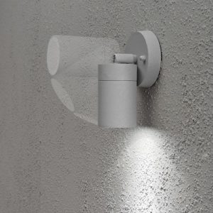 Fasādes sienas gaismeklis Konstsmide Modena Adjustable GU10, IP44, Max. 7W, Alu, Grey