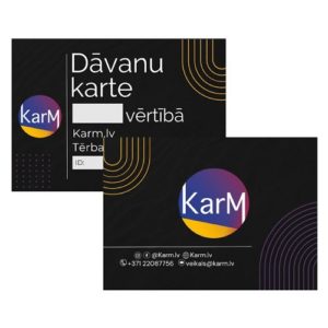 Karm.lv dāvanu karte