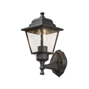 Fasādes sienas gaismeklis Konstsmide Up Light E27, IP23, Max. 60W, Alu, Matt Black