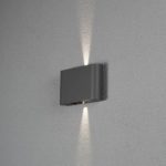 LED fasādes gaismeklis Konstsmide Chieri Adjustable 2×6W, 900lm, 3000K, IP54, Alu, Anthracite