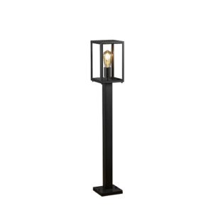 Āra gaismeklis Konstsmide Carpi short pole 1m, E27, Max. 60W, Steel, IP44, Clear/Black