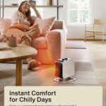 Keramiskais sildītajs Mill Compact PTC Fan heater, 1800W, 30m², 29cm, Mill balts