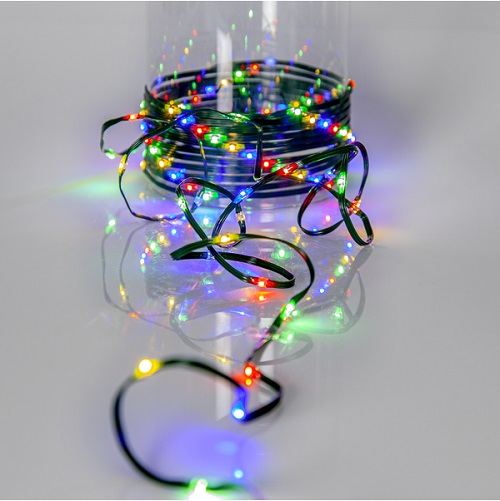 LED āra virtene nano stieple Star Trading Dew Drop micro, 15m, 200LED, MC, IP44