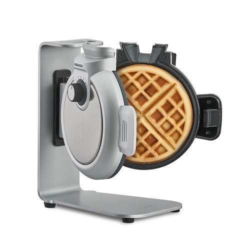 Elektriskā vafeļu panna CASO Design WaffleUp 800W, 18cm ø, sudraba