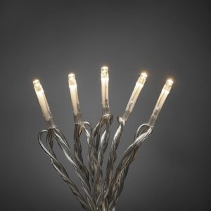 LED āra virtene Konstsmide Micro LED, 19m, 120LED, 2600K, IP44, ar caursp. kabeli