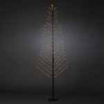 LED āra dekorācija koks Konstsmide 2-D Black tree Amber, 2.4m, 316LED, 2200K, IP44