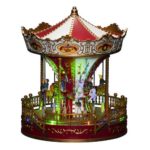 LED Ziemassvētku karuselis ar mūziku Konstsmide Carousel, RGB, 28cm, 16LED, USB