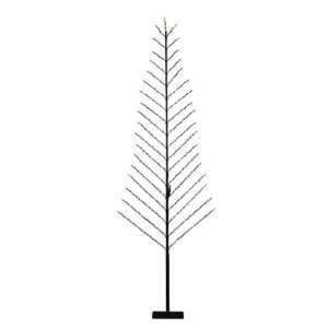 LED āra dekorācija koks Konstsmide 2-D Black tree Amber, 2.4m, 316LED, 2200K, IP44