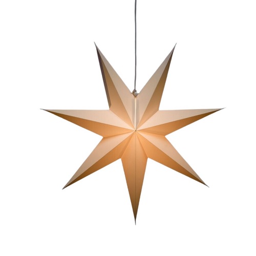 LED dekorācija Zvaigzne piekarama Konstsmide 7 Points, 60cm, E14, Max. 25W, IP20, balta
