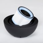 Gaisa attīrītājs Duux Sphere Black air purifier DUAP01, 2.5W, 10m², ar HEPA+Aktīvās ogles filtru