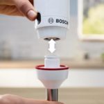 Rokas blenderis Bosch Serie | 4 ErgoMaster 600W, MSM4W210, Balts/Ner. tērauda