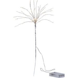LED dekorācija Salūts Star Trading Firework®, 60LED, CW, 42cm, IP20, 3xAA, ar taimeri