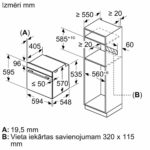 Iebūvējama cepeškrāsns Bosch Serie | 4, 60x60cm, 3D Hotair, AutoPilot, Ner. tērauda, HBA537BS0