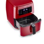Karstā gaisa fritieris CASO Design AF 600 XL Air Fryer, 1700W, 6l, Touch LCD, sarkans