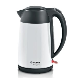 Elektriskā tējkanna Bosch DesignLine TWK3P421, 2400W, 1.7l, balta
