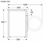 Veļas mašīna Bosch Serie | 8, 9kg, 1400 apgr./min., WGB244ALSN, i-DOS, Home Connect