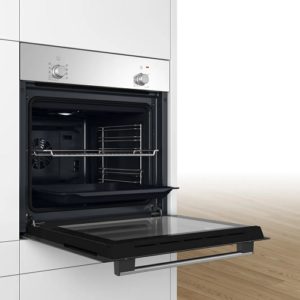 Iebūvējama cepeškrāsns Bosch Serie | 2, 60x60cm, 3D Hotair, Ner. tērauda, HBF010BR3S